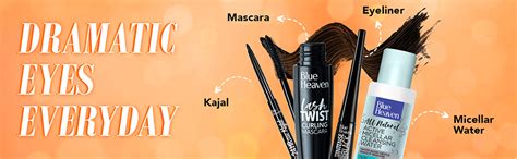 Blue Heaven Dramatic Eyes Essential Make-up Set - Black Eyeliner, 24Hr ...