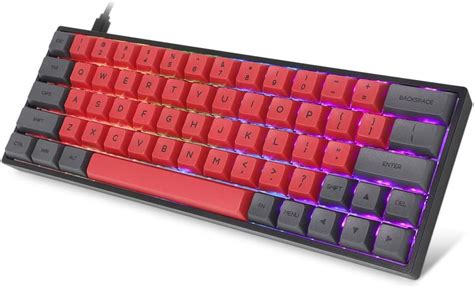 Buy 60% Mechanical Keyboard, RGB LED Backlit, Gateron Optical Switch ...