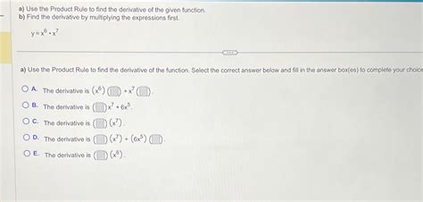 Image result for Derivative Using Product Rule