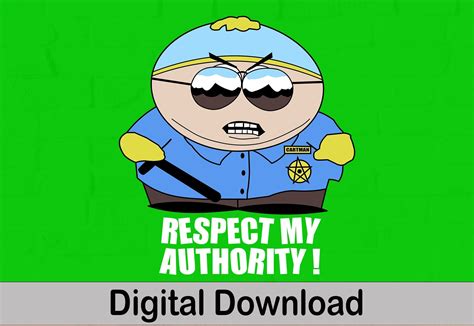 Cartman Respect My Authoritah Gif
