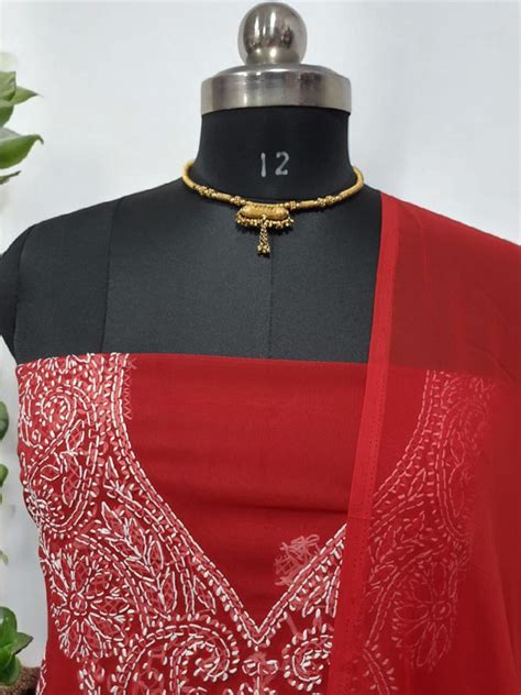 Buy Lucknow Handcrafted Chikankari Salwar Suits Online – Leheriya