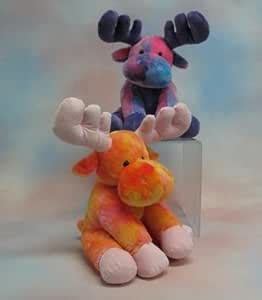 Buy Wishpets 11" Tie Die Moose Plush Toy (Assortment of 2) Online at ...
