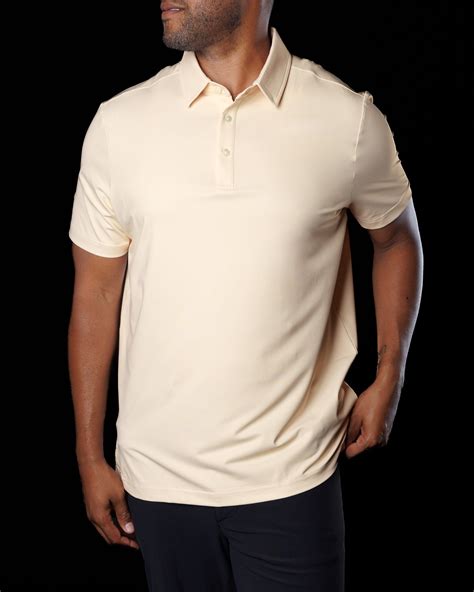Tan Polo Shirt Men's Brrr°® Eeze Heather Performance Polo Shirt