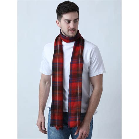 Buy Calvadoss Spanish Checkered Wool Muffler Online