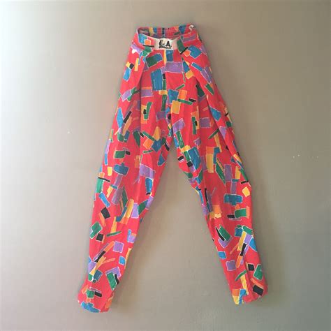 Vintage 1980s LA Muscle MC Hammer parachute pants!... - Depop | Pants ...