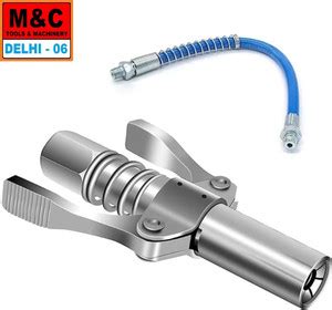 MANDC 10000 PSI Grease Gun Coupler Quick Lock and Release Grease and ...