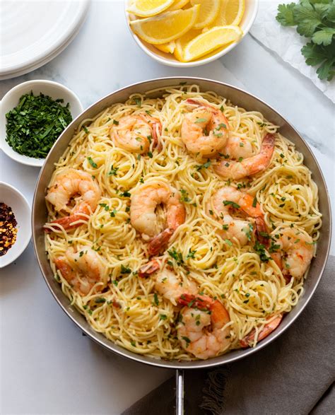 Shrimp Scampi With Linguini