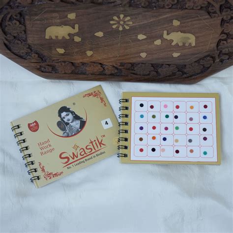 Plain Multicolour Fancy Velvet Bridal Bindis Sticker Kumkum Spiral Boo