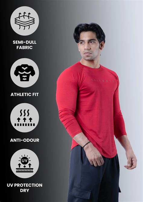T-Shirt Lightweight Dry-Fit Full Sleeves Activewear – Coitonic
