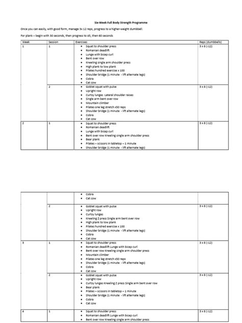Full Body Programme 的图像结果