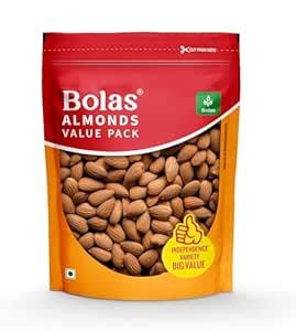Bolas California Almonds Value Pack 500g | Badam Giri | High in Fiber ...