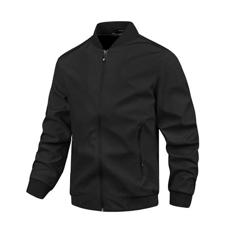 Chiccall Men's Jacket Casual Fashion Spring Fall Windbreaker ...