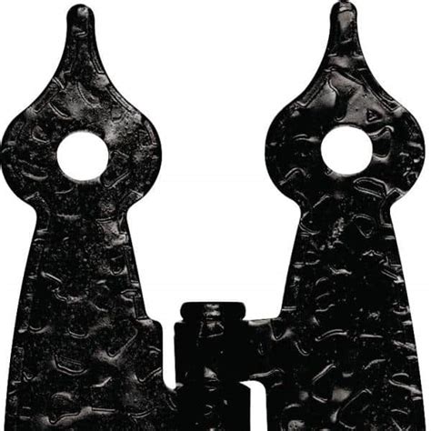 Buy Hammercraft Black Flush Mount H Cabinet Hinge (1-Pair) Online at ...