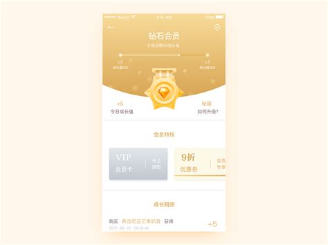Vip Level by JianPZ on Dribbble Ui Ux Design, Page Design, Sports ...