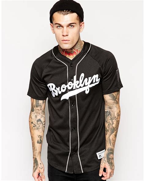 Black dodgers baseball jersey online