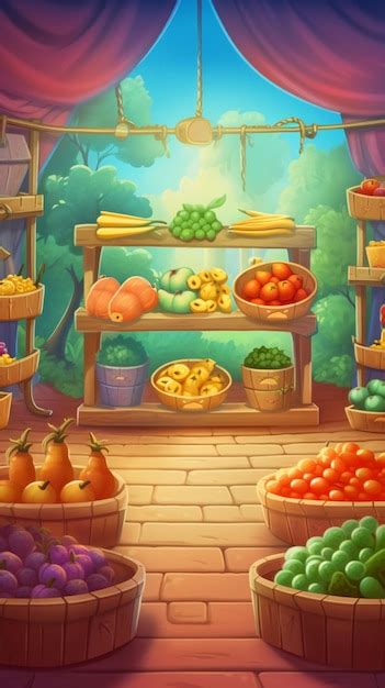 Fruit Shop Pizza Shop Sweet Shop Cartoon 的图像结果