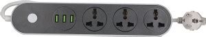Live Tech PS05 Smart Spike Strip (with Auto-ID USB Ports, Surge ...