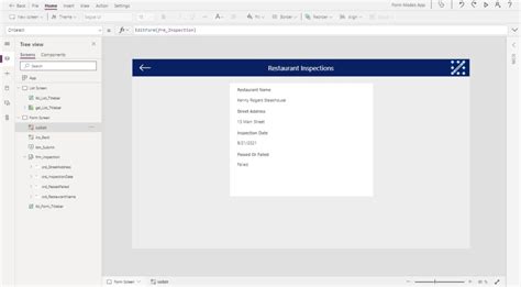 Power Apps Update Form 的图像结果