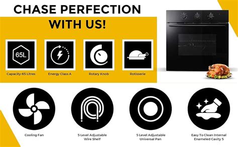 Whirlpool 65L Built in Oven (AKPR 609 BLK, Black), Medium : Amazon.in ...