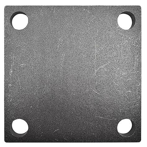 Sidco Supply 6x6 Weldable Square Steel Metal Baseplate – 6 Inch Steel ...