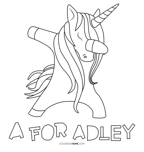 A For Adley Coloring Pages - Coloring Home