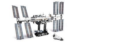 LEGO Ideas International Space Station 21321 Building Kit for Display ...