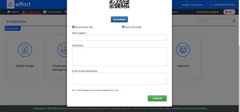 Get Shareable Link/QR Code