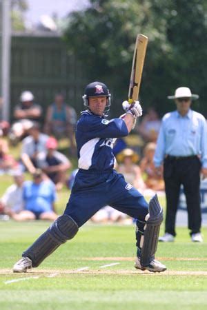Vincent plays a square drive. State Shield: Auckland v Northern ...