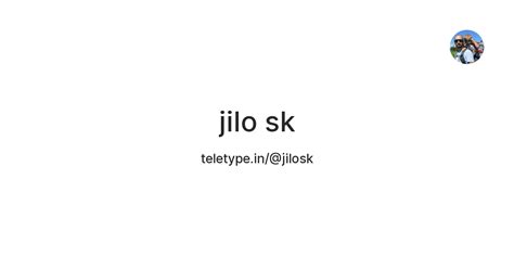 jilo sk — Teletype