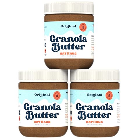 Amazon.com : Oat Haus Organic Original Granola Butter | Peanut-free ...