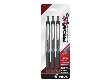 PILOT Precise V5 RT Refillable & Retractable Liquid Ink Rolling Ball ...