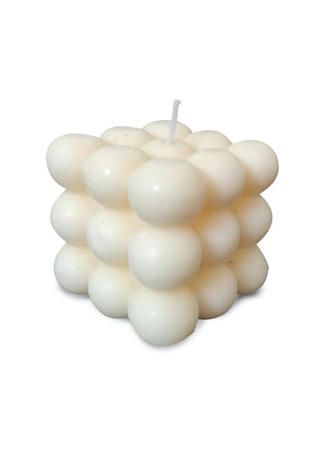 Get Ivory Bubble Candle - Vanilla/Sandalwood Scented at ₹ 399 | LBB Shop