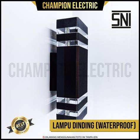 Jual Lampu Dinding/Lampu Pilar/Lampu Teras/Lampu Taman Kotak - Tanpa ...