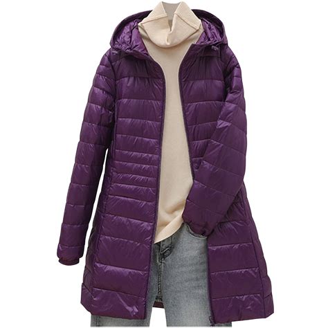 AherBiu Puffer Jacket Womens Winter Coats Lightweight Packable Travel ...