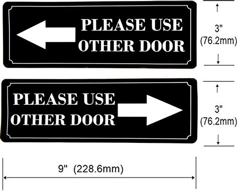 eSplanade Please Use Other Door Sign Sticker - India | Ubuy