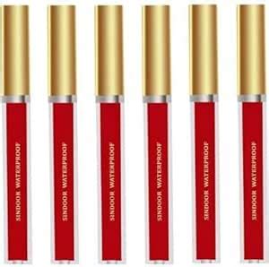 Red Waterproof Liquid Sindoor for Women’s, Liquid Vermilion with a ...