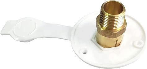 Buy RV City Water Fill Inlet Flange Check Valve Water Hookup Connector ...