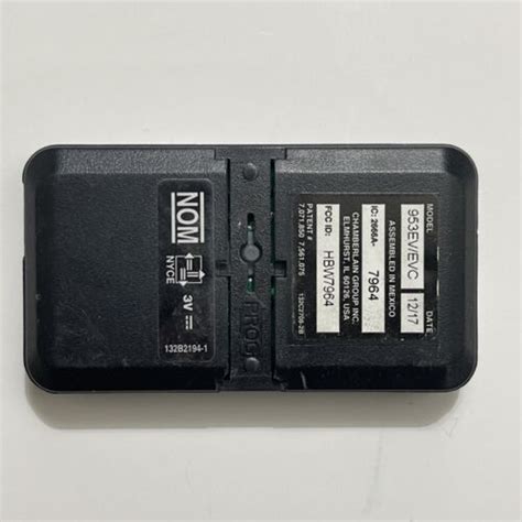 Chamberlain Remote 953Estd Programming 的图像结果