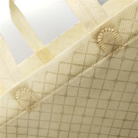 Criss Cross Non Woven Box Bag | Bagsguru