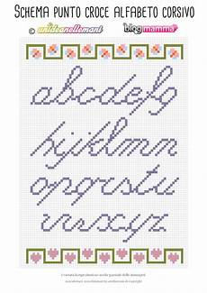 lettere alfabeto a punto croce alfabeto punto croce corsivo minuscolo schema lettere alfabeto a punto croce alfabeto punto croce corsivo minuscolo schema