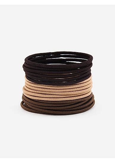 Toniq Set Of 100 Multicolor Mega Rubber Band Set For Women