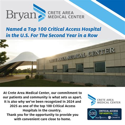 Crete Area Medical Center is excited to announce that we have earned ...