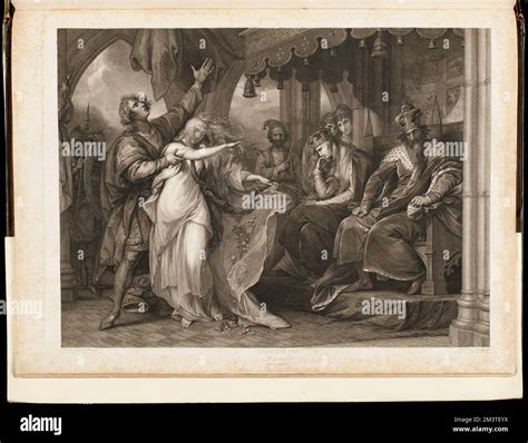 Shakspeare. Hamlet, act IV, scene V : Elsinore : King, Queen, Laertes ...