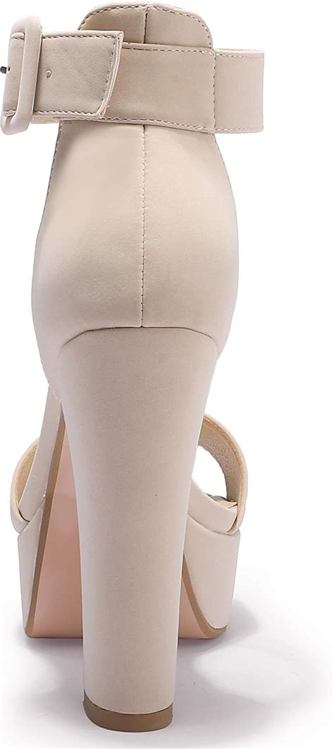 Buy IDIFU 5 inch Platform Heels for Women IN5 Sabrina Sandals Chunky ...