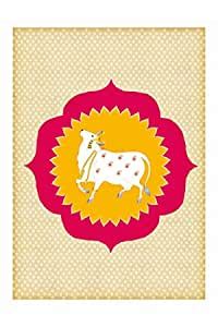 IconicElephant Pichwai Cow (ICTARJ40007524 -M) : Amazon.in: Home & Kitchen