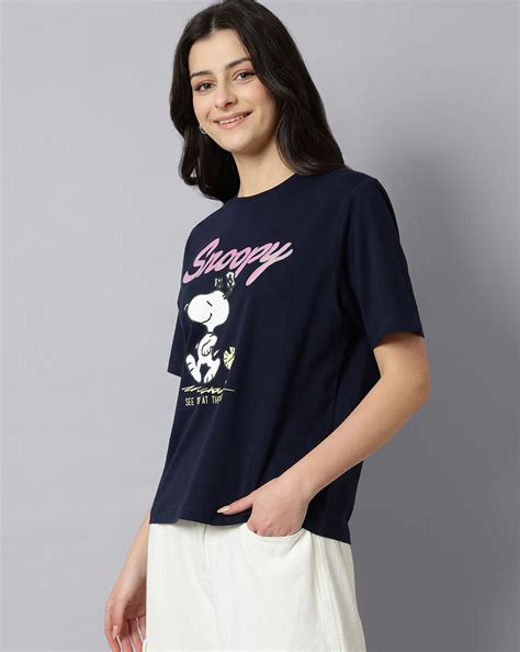 Peanuts Regular Fit Tshirt Women – Free Authority