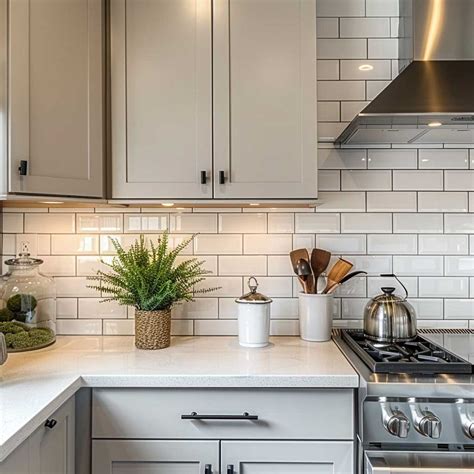15+ Kitchen Backsplash Designs Featuring Classic White Tones