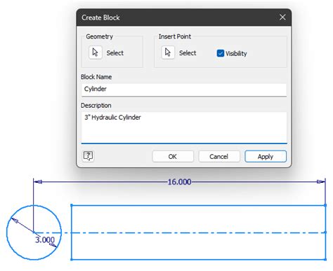 Image result for Create Block Inventor Drawing