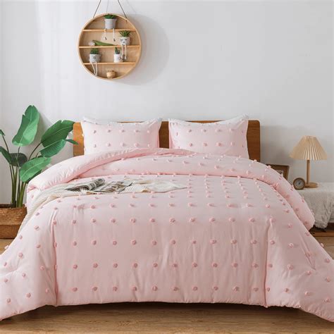 Paxrac Pink Twin/Twin XL Comforter Set (68x90 inches), 2 Pieces- Soft ...
