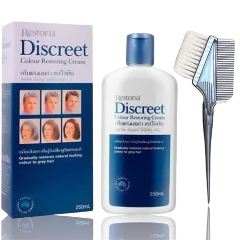 Buy Pack of 1 Restoria Discreet Colour Restoring Cream 250 ml Black ...